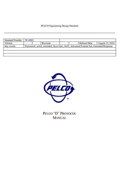 PelcoDProtocolManual_2_1