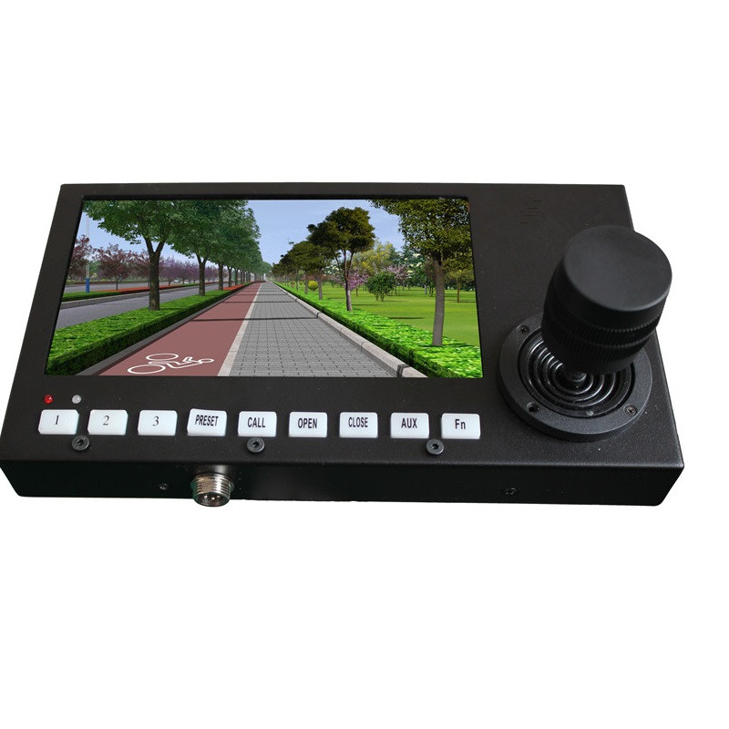 Vehicle PTZ Control Keyboard with monitoring screen(SHJ-K022)