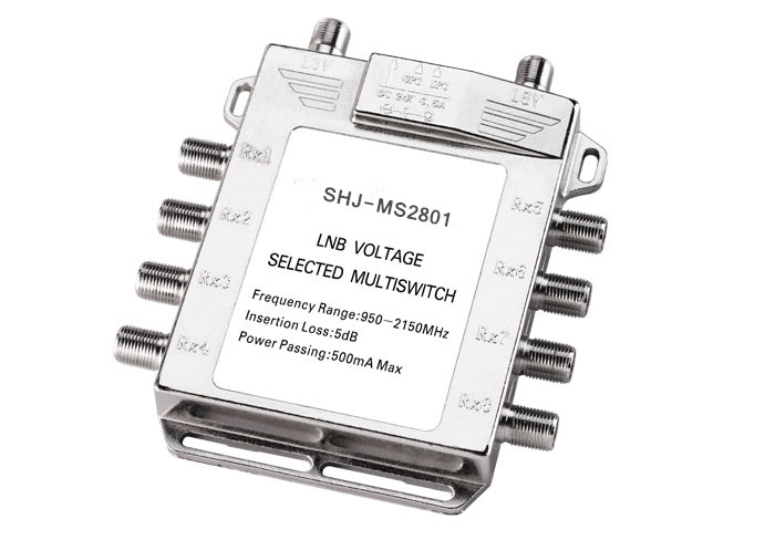 950-2150MHZ 2 in 8 Satellite TV Multi-switch(SHJ-MS2801)