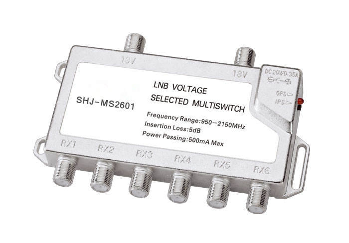 950-2150MHZ 2 in 6 Satellite TV Multi-switch(SHJ-MS2601)