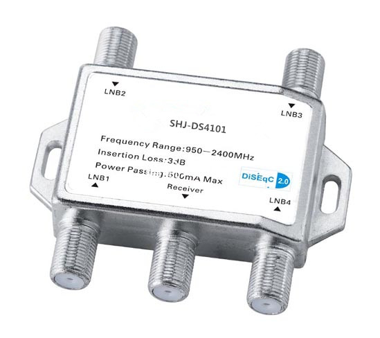 F Type Female DiSEqC switch(SHJ-DS4101)