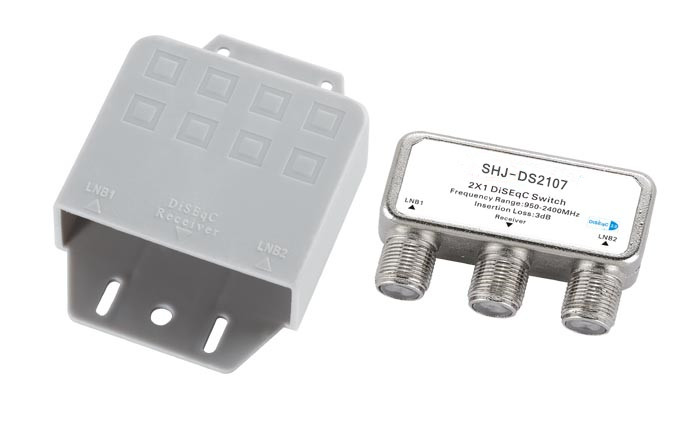 950-2400MHZ 2X1 DiSEqC switch (SHJ-DS2107)