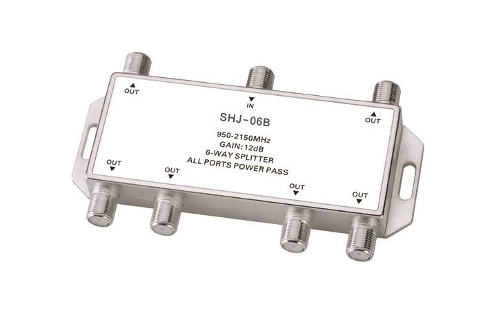 SAT 6-Way Amplifier Splitter(SHJ-06B)