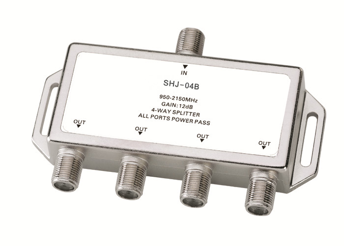 SAT 4-Way Amplifier Splitter(SHJ-04B)