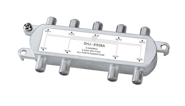 8 Way 5-2400MHZ Satellite TV Splitter(SHJ-SS08A)