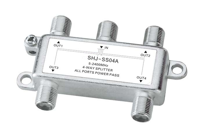 4 Way 5-2400MHZ Satellite TV Splitter(SHJ-SS04A)