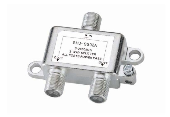 2 Way 5-2400MHZ Satellite TV Splitter (SHJ-SS02A)