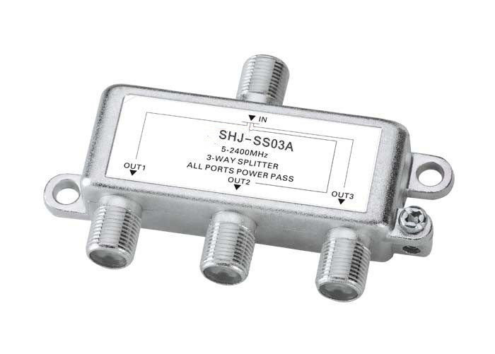 3 Way 5-2400MHZ Satellite TV Splitter(SHJ-SS03A)