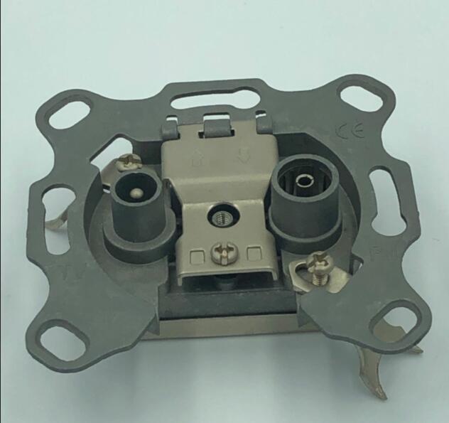 2 Hole 5-1000MHZ TV+FM Wall Socket Outlet(SHJ-TWS010)