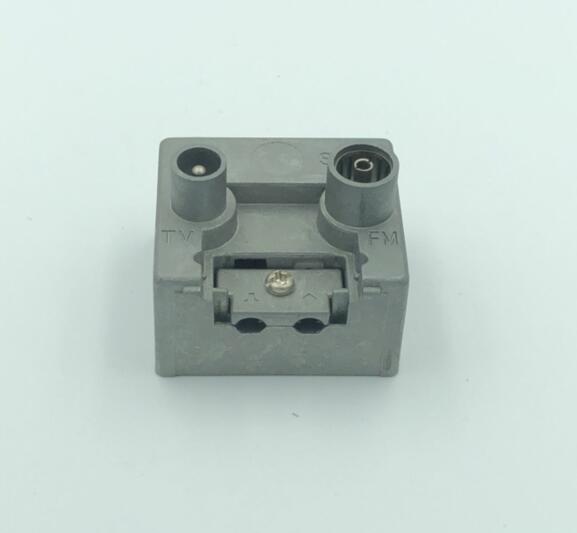 2 Hole 5-1000MHZ TV+FM Wall Socket Outlet(SHJ-TWS015)