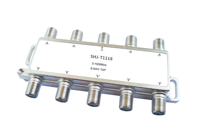 5-1000MHZ 8-Way Indoor CATV Tap(SHJ-T1118)