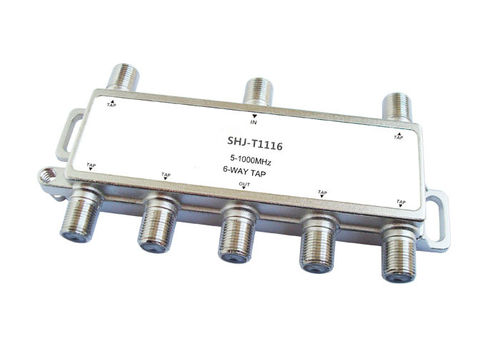 5-1000MHZ 6-Way Indoor CATV Tap(SHJ-T1116)