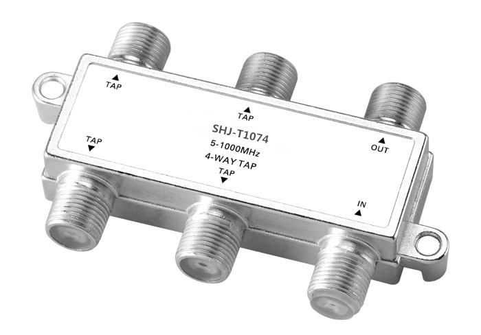 5-1000MHZ 4-Way Indoor CATV Tap(SHJ-T1074)